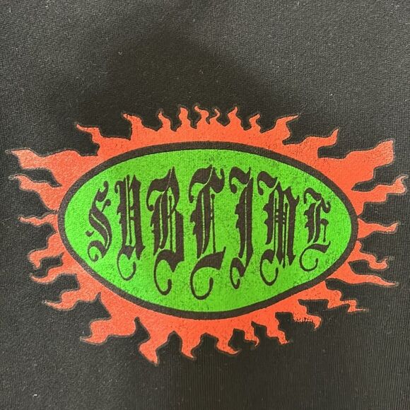 Sublime Cotton Blend Black Hoodie(Size Medium) - Picture 6 of 8